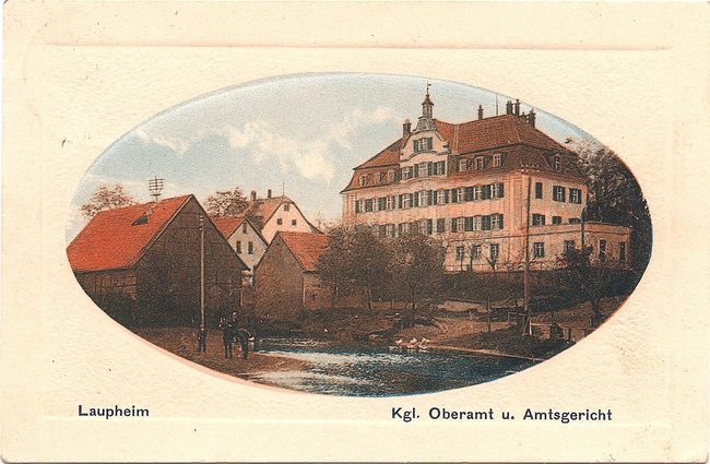 Laupheim Kgl. Oberamt u. Amtsgericht – Vorderseite