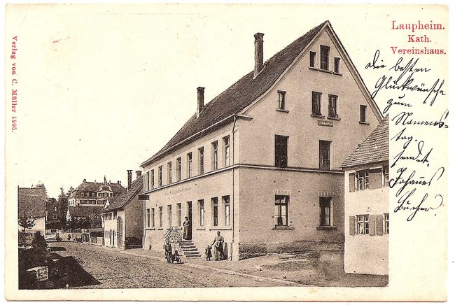 Laupheim, Kath. Vereinshaus – Vorderseite
