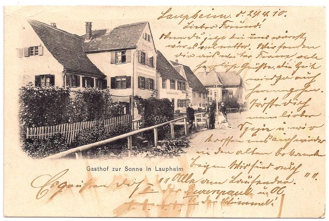 Gasthof zur Sonne in Laupheim – Vorderseite