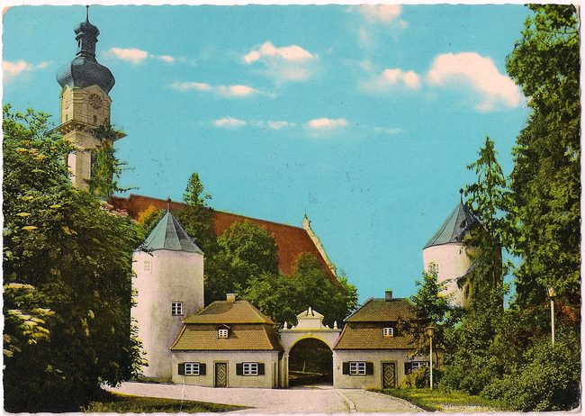 Laupheim Schloss Großlaupheim Peter und Paul-Kirche – Vorderseite
