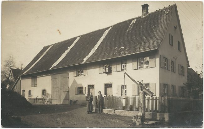 Bauernhaus der Familie Dobler Laupheim – Vorderseite