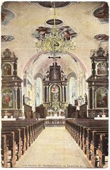 Inneres der Stadtpfarrkirche zu Laupheim