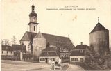Laupheim Stadtpfarrkirche mit Schlossportal